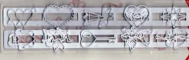 Stampo Innamorati. 2 pezzi