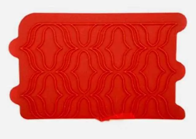BACIO. Stampo in silicone per decorazioni a rilievo. Modecor.