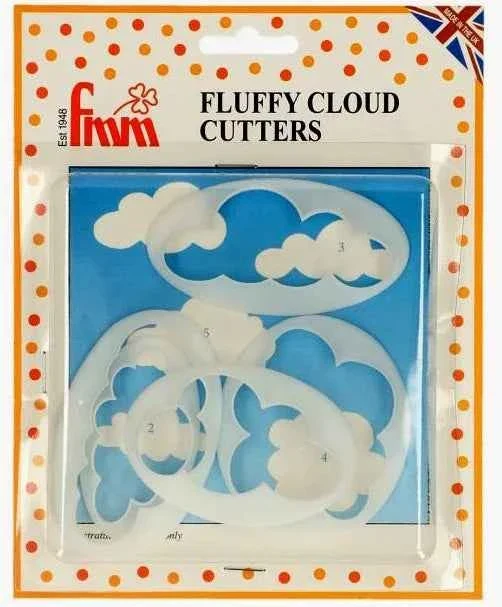 Nuvole e Pecorelle. Set di 5 stampi. FMM Fluffy Cloud Cutters