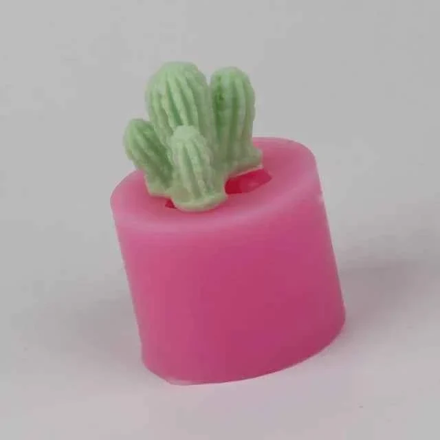Cactus. Stampo in silicone di 3 cm
