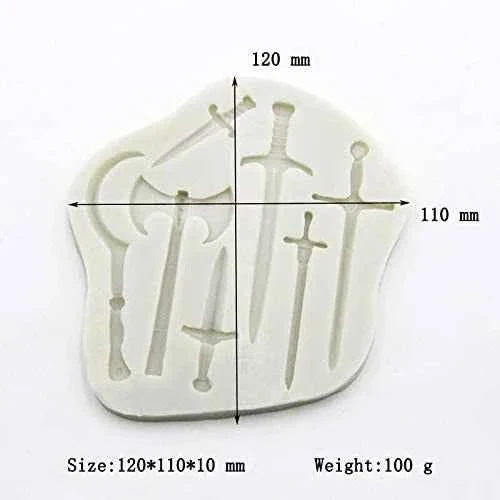 Spada Coltelli Lame e Armi. Stampo in silicone