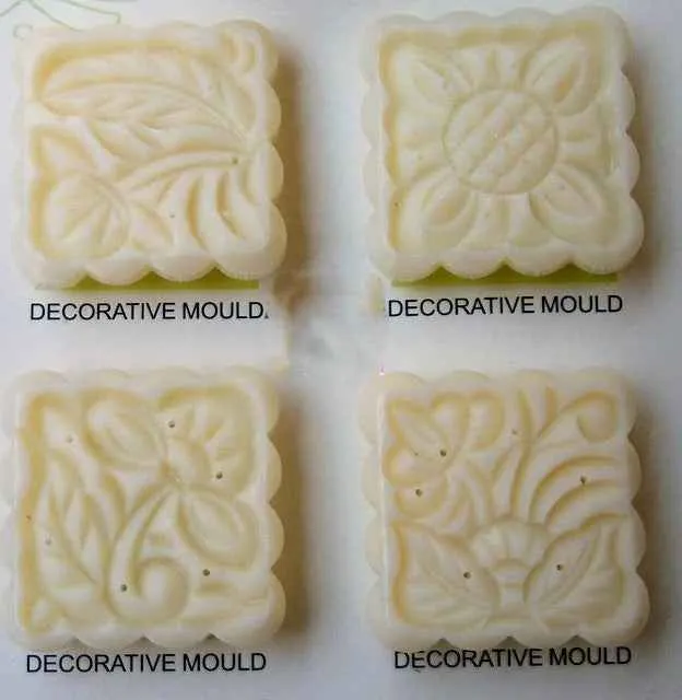 Mooncake. Set di 4 Stampi espulsione per biscotti