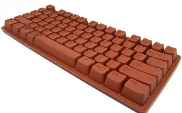 Grande Tastiera Computer 25 x 11 cm. Stampo in silicone