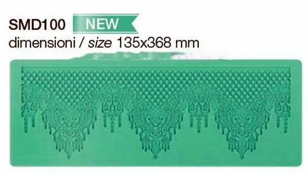 Nuovissima Greca in silicone per decoro Linea Magic Decor SMD100 Pavoni.
