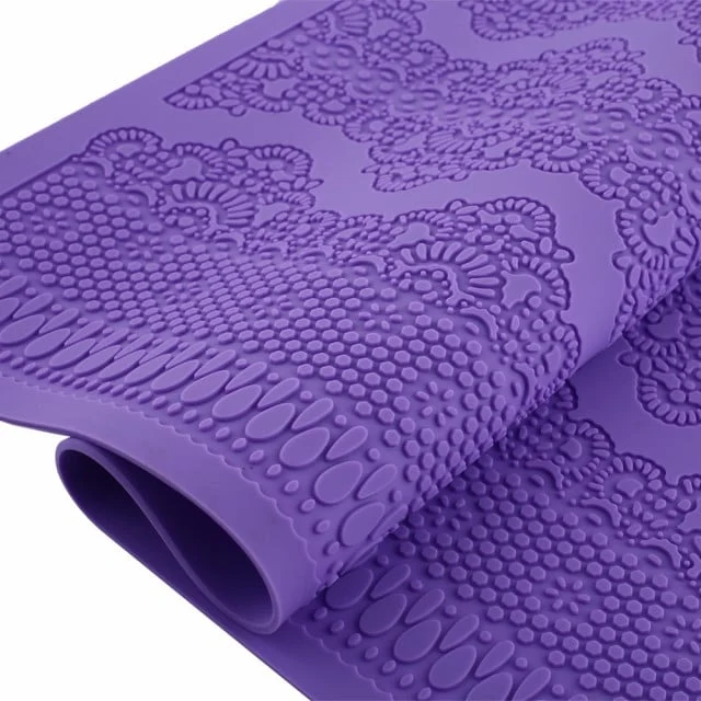 Bordo Pizzo e Merletti. Grande Tappetino in silicone.Modello CP1