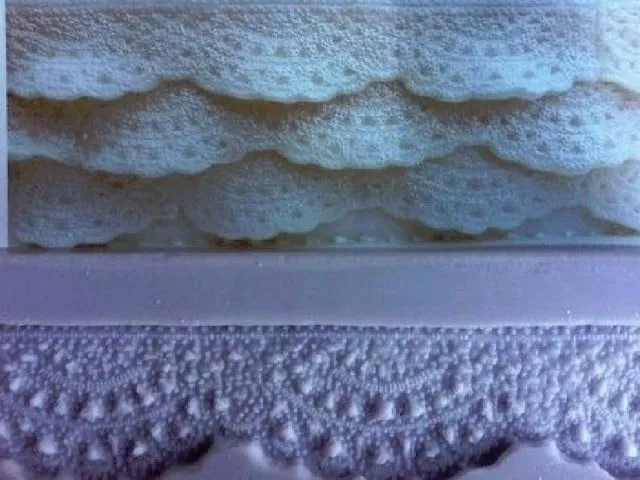 Uncinetto e Pizzo. Stampo in silicone in alta definizione