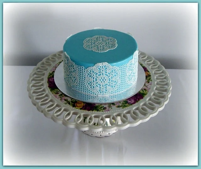 Pizzo Fantasia. Bellissimo stampo in silicone per le vostre decorazioni