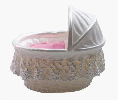 Culla con decorazioni di Pizzo in 3/D. Stampo in silicone