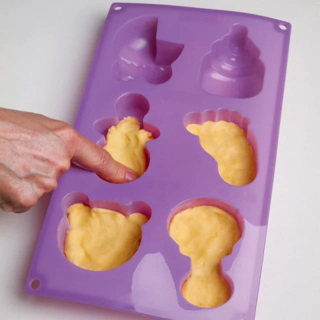 Nascita Baby. Grande Stampo in silicone con tante forme