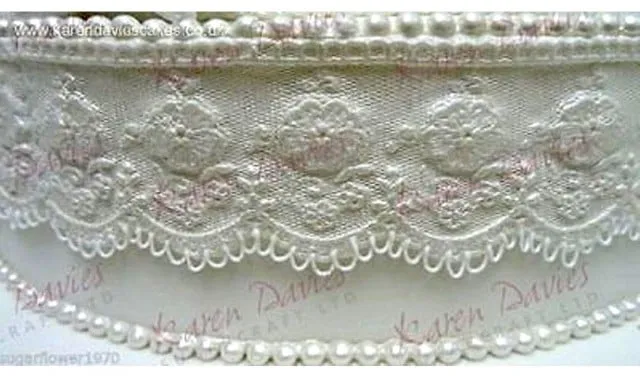 Emily Lace bordo Pizzo in silicone Originale Karen Davies