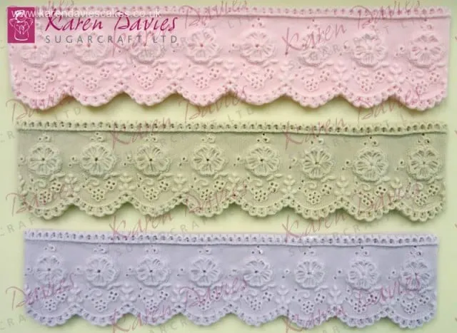 Emily Lace bordo Pizzo in silicone Originale Karen Davies