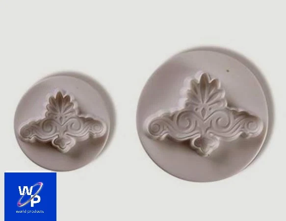 Grande Decoro Rococo Barocco. Set di 4 stampi