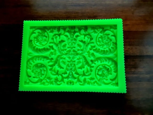 Stile Barocco. Stampo decorativo in silicone.