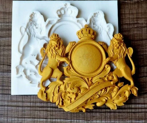 Bellissimo Stampo decorativo Barocco Vintage. Stampo in silicone