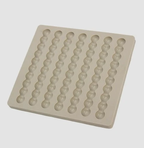 Perle. Stampo di 7 file in silicone
