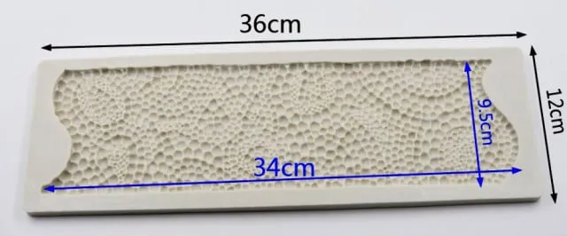 Grande Bordo di Perle Gigante 37 x 12 cm in silicone
