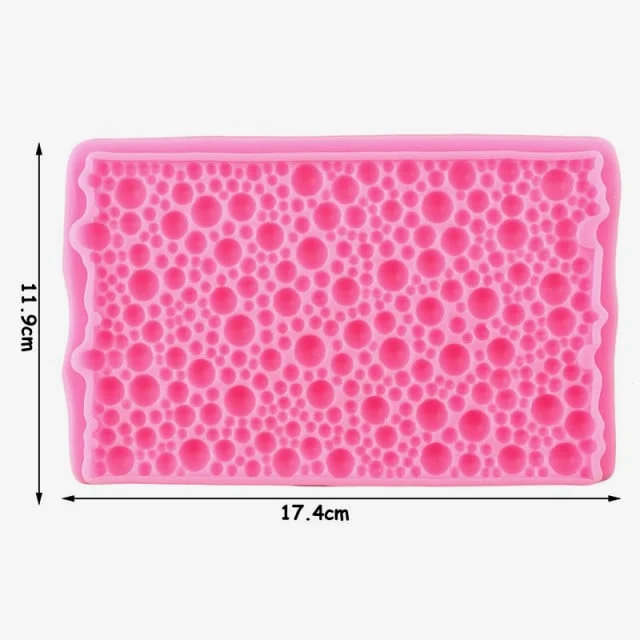 Spettacolare Bordo Perle. Stampo Bolle in silicone