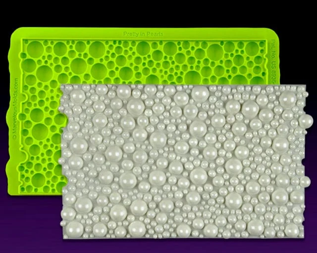 Spettacolare Bordo Perle. Stampo Bolle in silicone