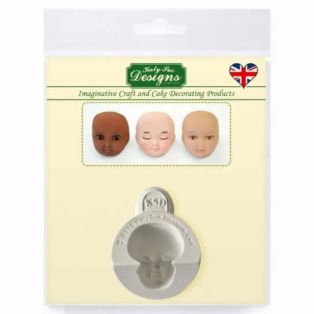 Viso Generico. Head set A. Stampo in silicone. Katy Sue.