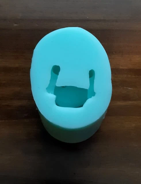 Neonato piedini in su. Stampo in silicone ad Alta definizione