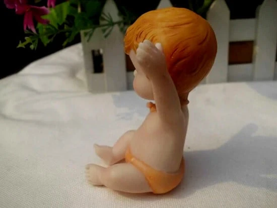 Neonato braccia in su. Stampo in silicone ad Alta definizione