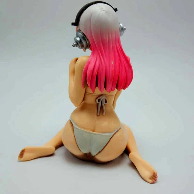 Ragazza Sexy 12 cm con cuffiette. Stampo in silicone anche per Candele