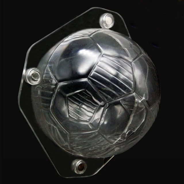 Fantastico Pallone Calcio in 3D. Doppio Stampo accoppiabile in policarbonato rigido