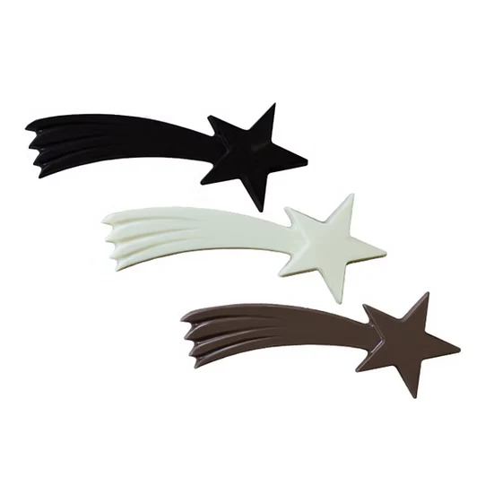 Stella cometa al cioccolato bianco-fondente-latte. By World Products Shop