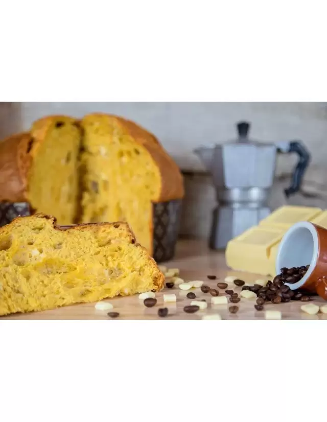 Panettone Cioccolato Bianco e Caffè