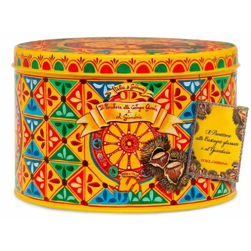 Panettone Castagne Glassate e Gianduia D&G . By Chef Giovanni Pantaleo