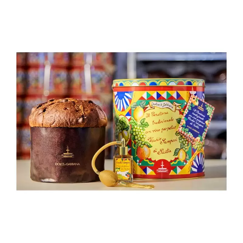 Panettone al Vino Vecchio Samperi D&G. By Chef Giovanni Pantaleo