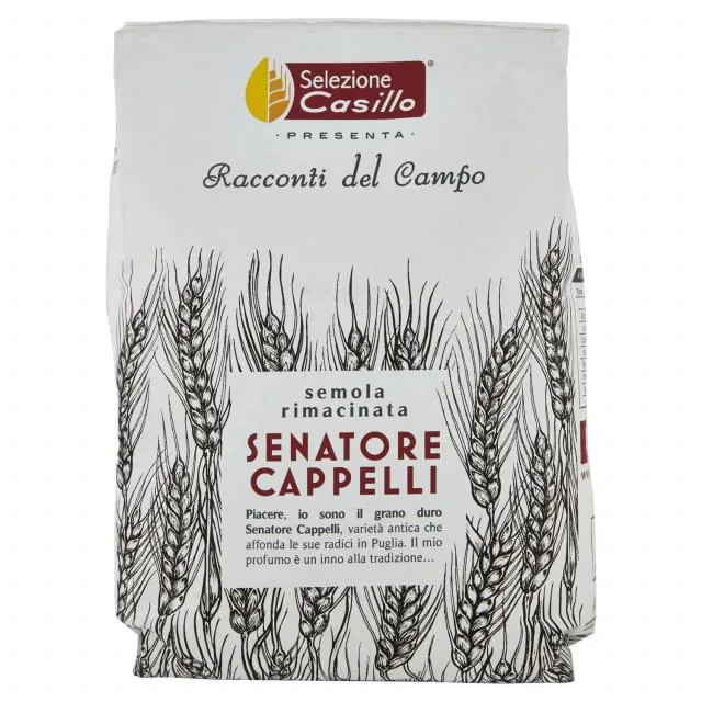 Semola Rimacinata. Senatore Cappelli. 1 Kg