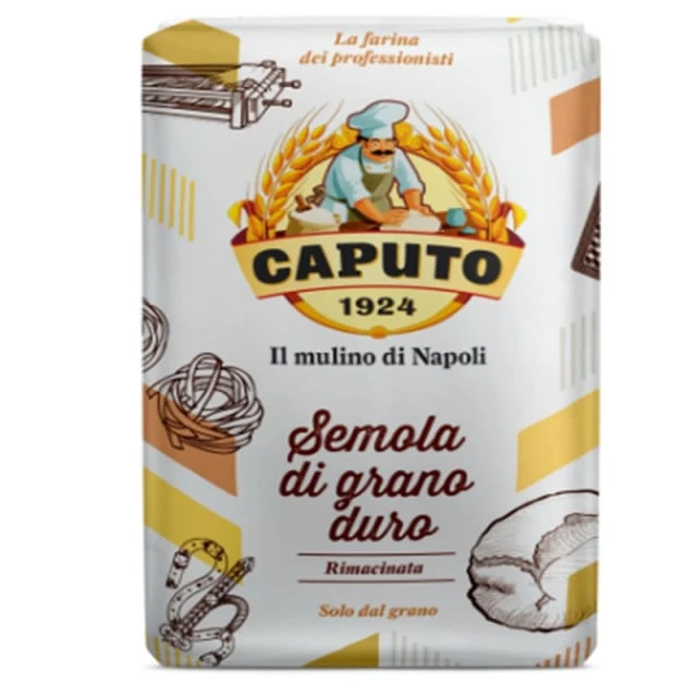 Semola Rimacinata. Caputo. W 250. Semola di grano duro