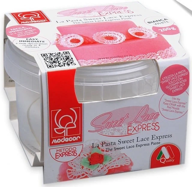 Preparato in pasta. Sweet Lace Express Per Pizzi 200 Gr. Modecor.