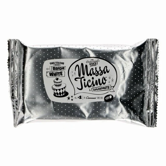 Bianca Massa Ticino. 250 Gr. Per Copertura e Modellaggio. Tropic Bride White!! Senza Glutine.