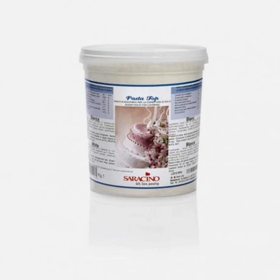 1 Kg. Bianca. Pasta di zucchero Top Saracino. Gluten Free