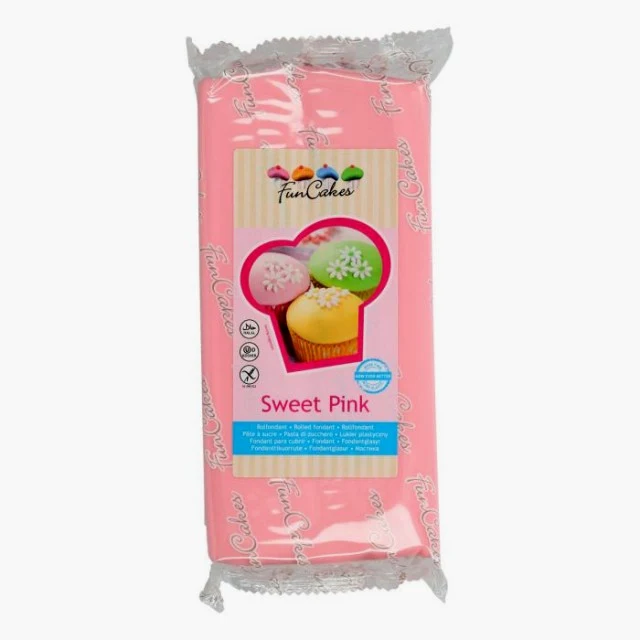 1 Kg rosa baby. Pasta di zucchero FunCakes Sweet pink