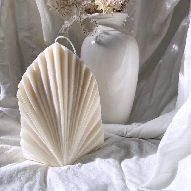 Grande Corallo dritto Stilizzato Geometrico di 14.7 cm. Stampo Mare anche per Candele
