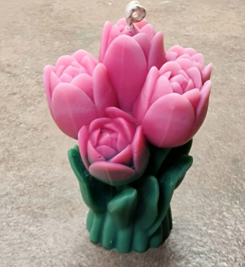 Bouquet Tulipani 2. Stampo in silicone anche per Candele