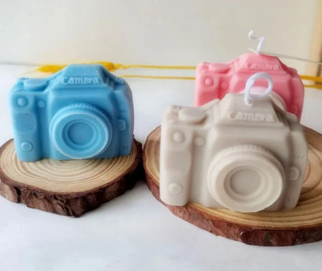 Macchina Fotografica. Stampo in silicone anche per Candele