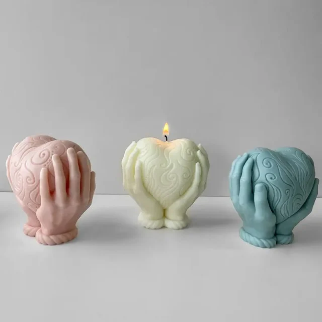 Stupendi gesta Mano in tantissimi modelli. Stampo in silicone anche per Candele
