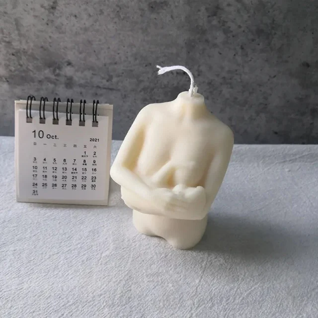 Corpo Uomo Donna anche Incinta e che allatta neonato. Stampo in silicone anche per Candele