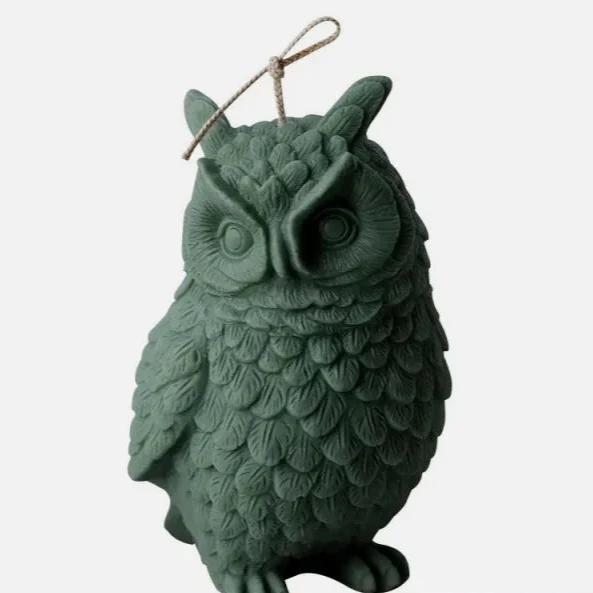 Gufo di 13.5 cm. Stampo in silicone anche per Candele