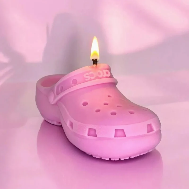 Sandalo Crocs di 14 cm. Stampo in silicone anche per Candele