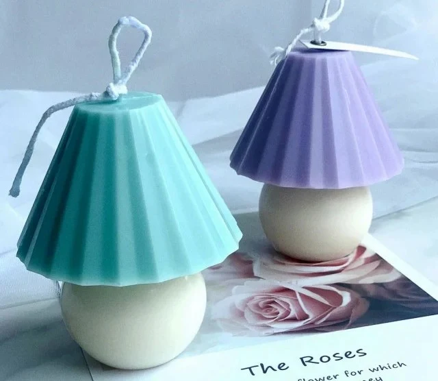 Lampada da tavolo di 7 cm. Stampo in silicone anche per Candele