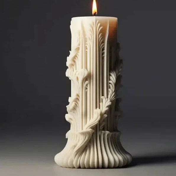 Nuova produzione!! Elegante stampo in silicone Candela di 11.1 cm. Lux 194