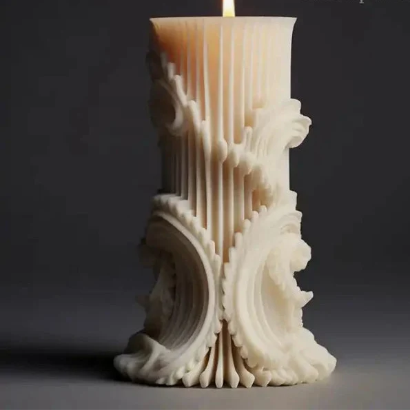 Nuova produzione!! Elegante stampo in silicone Candela di 11.2 cm. Lux 195