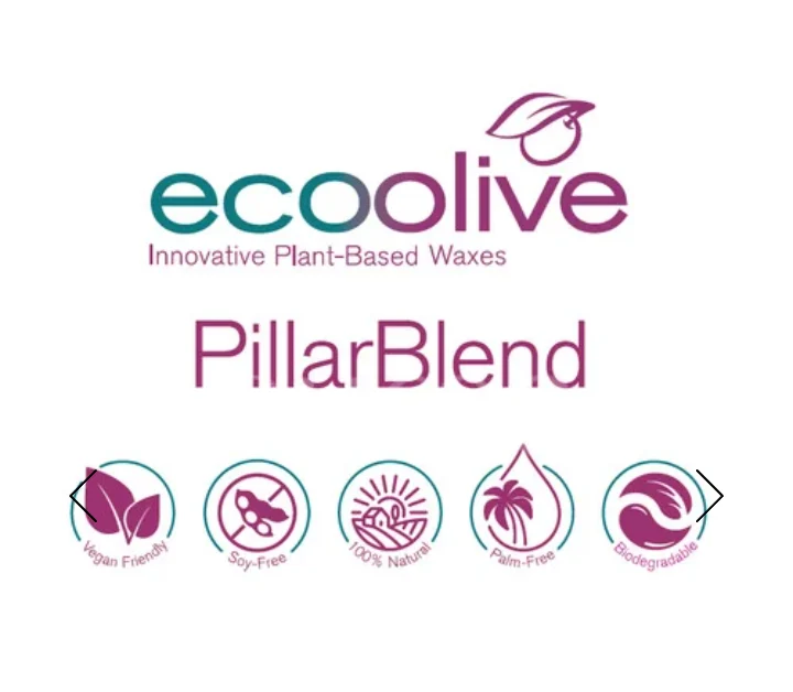 STAMPI. Cera Eco Olive PILLAR Blend con oliva per Candele