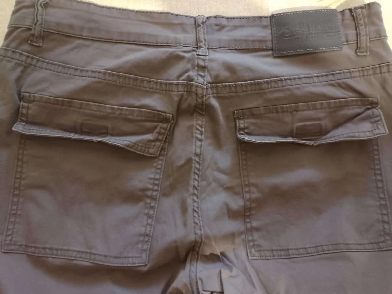 Pantalone Uomo. GRIGIO. ESTATE. Pantalone Elegante casual. Tasca America. Taglia 52/L