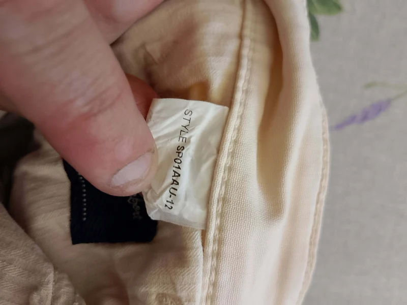 Pantaloni cotone Siviglia. beige Originali. NUOVI. Tg 52/54